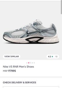 Nike Mens V5 RNR Sneakers 1000%ORIGINAL 💯 UK-9