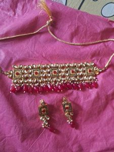 Kundan Choker Necklace Set