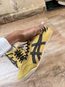 Vintage Yellow Onitsuka Tiger Sneakers