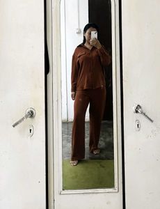 Stylish Brown Co-ord Set