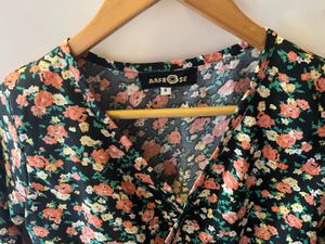 Floral Print Crop Top