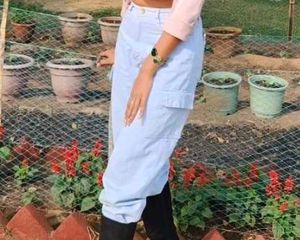Light Blue Cargo Pants