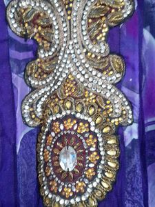 Embellished Purple Kurta