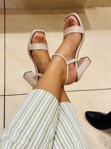 Stylish Strappy Block Heels