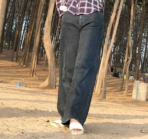 Dark Wash Wide Leg Jeans
