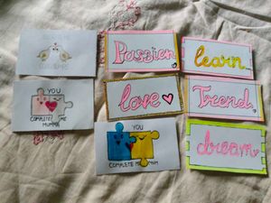 Cards And Bookmark