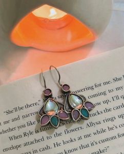 Oxidised Colourful Earrings