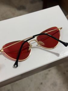 Red Cat Eye Sunglasses