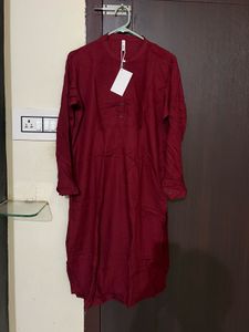 Elegant Maroon Kurta