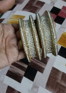 Elegant Rhinestone Bangles Set