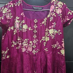 Beautiful Floral Print Kurta