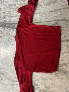Red Top with Embellishments