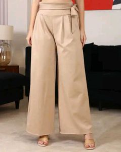 Shein Beige Wide Leg Pants