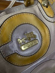Vintage Coach Patchwork Tote Bag