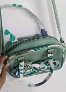 Cute Green Floral sling Bag