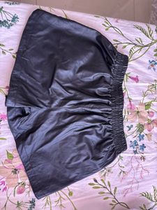 Faux Leather High Waisted Shorts
