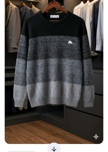 Men's Striped Knit Sweater