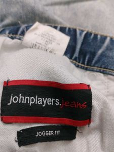 men's Light Wash Denim Joggers