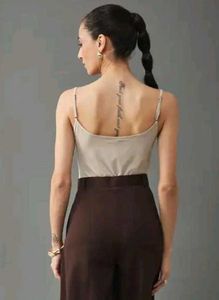 Shein Adjustable Spaghetti Strap Asymmetric Hem