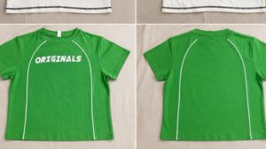 Vibrant Green "Originals" T-Shirt S size