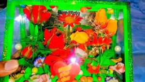 Happy New Year Floral Display Box