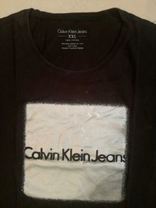 🖤 Calvin Klein Jeans | Black Graphic T-Shirt XXL
