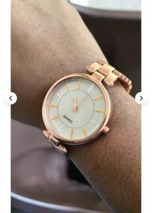 Elegant Rose Gold Women's Watch
