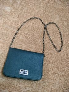 Chic Dark Teal Clutch Bag