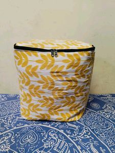 💝✨Stylish Leaf Print Storage Ottoman