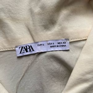 Men's Short Sleeve Cream Shirt