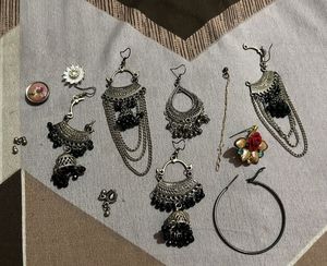 Boho Style Statement Earrings Set
