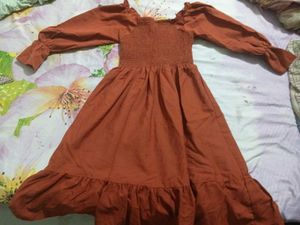 Chic Smocked Puff Sleeve Maxi Dress