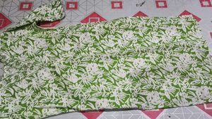Green Floral Print Kurta