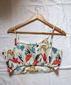 Cute Dinosaur Print Crop Top(fixed price)