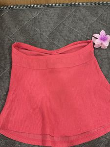 Beautiful Coral Textured Blouse