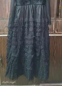 Elegant Black Lace Dress