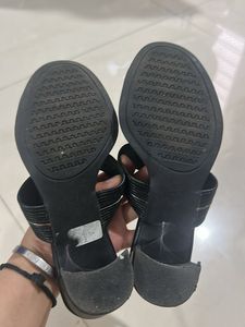 Chic Black Block Heels