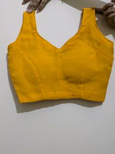 Yellow Haldi Lehenga Choli Dress With Side Dupatta