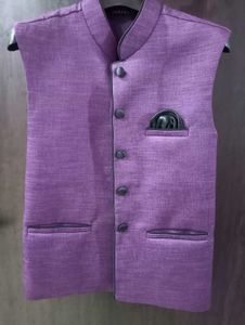 Stylish Purple Nehru Jacket