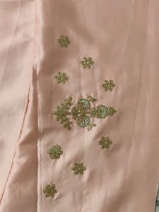 Beautiful Peach Lehenga Choli Set