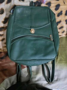 Stylish Backpack Set - Blue &amp; Green