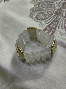 Chic Beaded Bracelet with Gold Accents