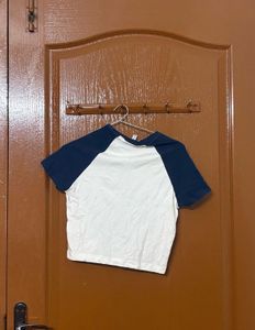 COMBO!! Y2K Baby Tee Bundle | White Raglan &amp; Red S