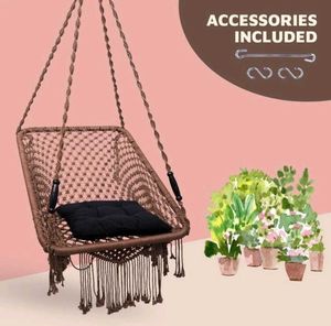 Boho Macrame Hanging Chair (Brand New)