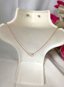 Cute Butterfly Blue Metal Necklace &amp; Earrings Set