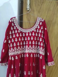 Elegant Rani pink heavy Embroidered suit