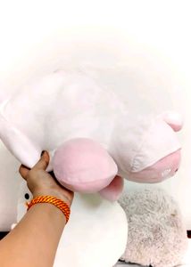 Cute soft plushie pillow and toy combo 🩷