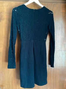 Elegant Black Lace Dress
