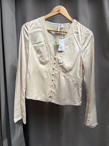 Forever New  Lace Trim Flared Sleeve Empire Top