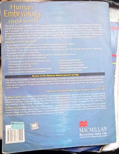 Human Embryology - Eighth Edition